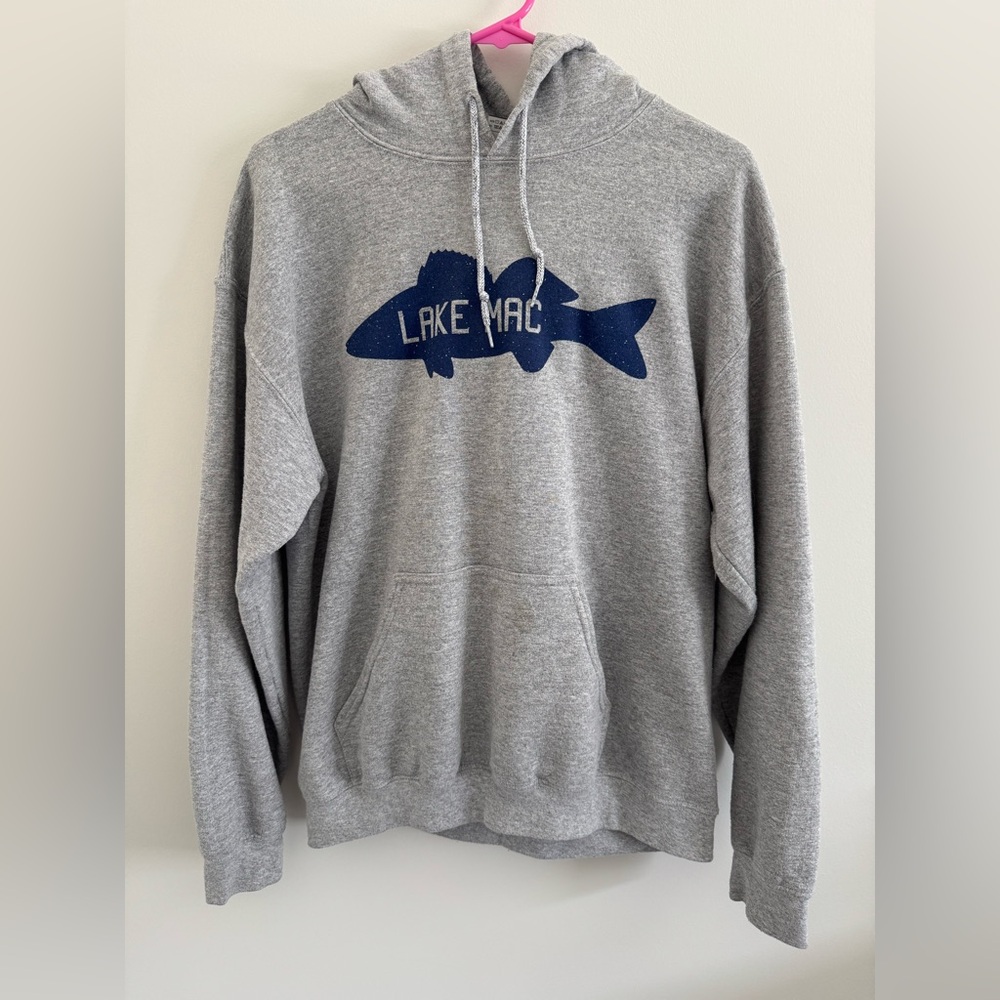 Gildan Gray Lake Mac Hoodie